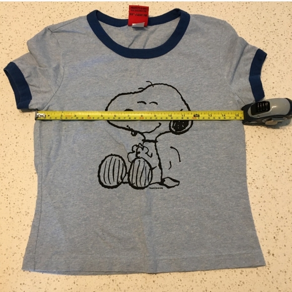 (2/$20) EUC 90s Peanuts Schulz by doe Snoopy Top - Picture 3 of 4